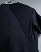 “JUNYA WATANABE” narrow waist  lame designed hem long dress