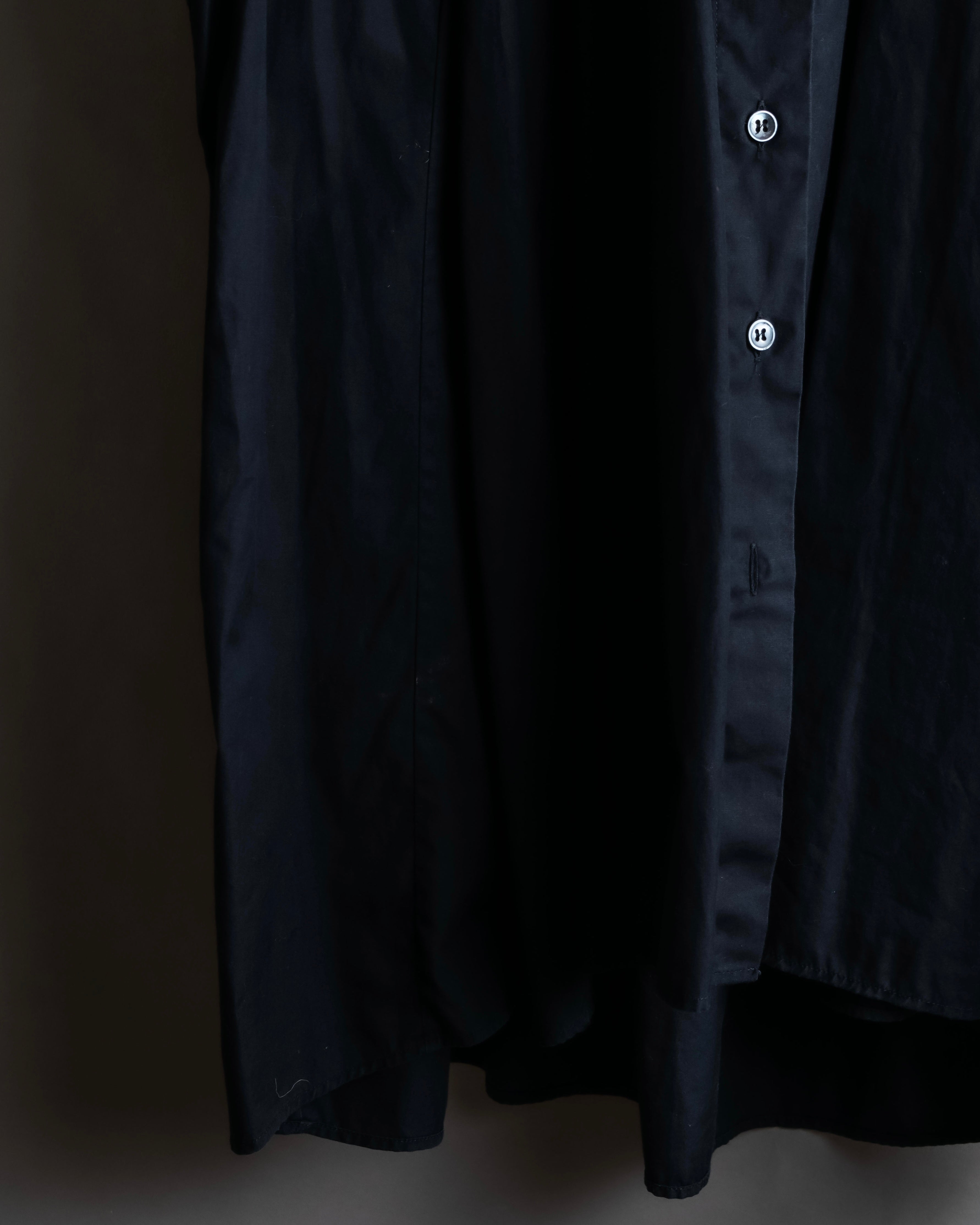 "MAISON MARGIELA" 13SS Panel design sleeveless black shirt