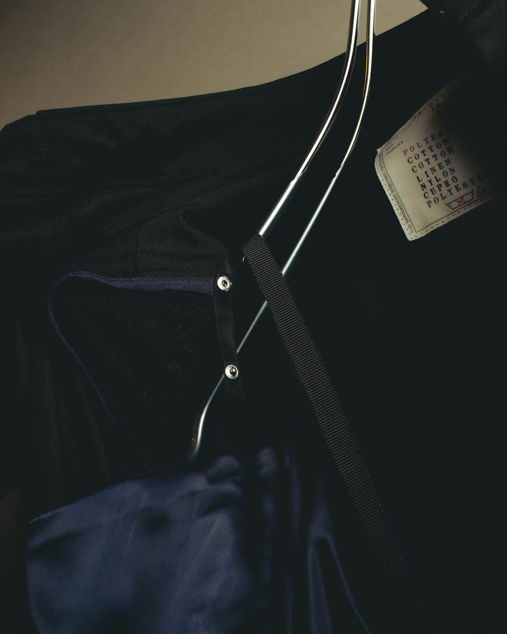 "sacai" 10's Layered lace-panel shirt blouse