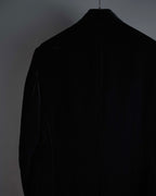 "GIORGIO ARMANI" Velour corduroy double zip up jacket