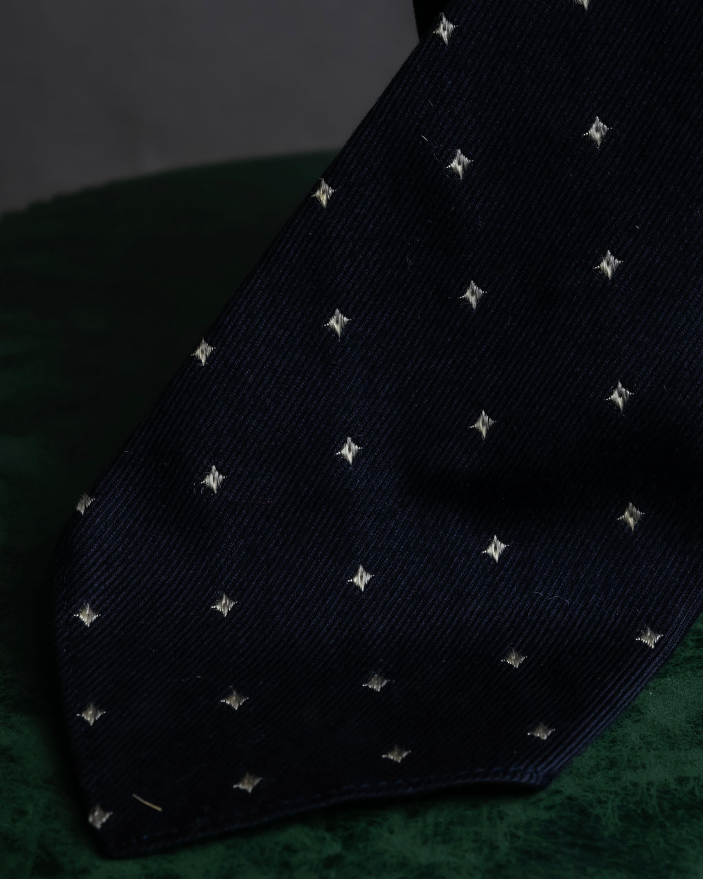 "COMME des GARCONS
 HOMME" Square diamond pattern sample necktie