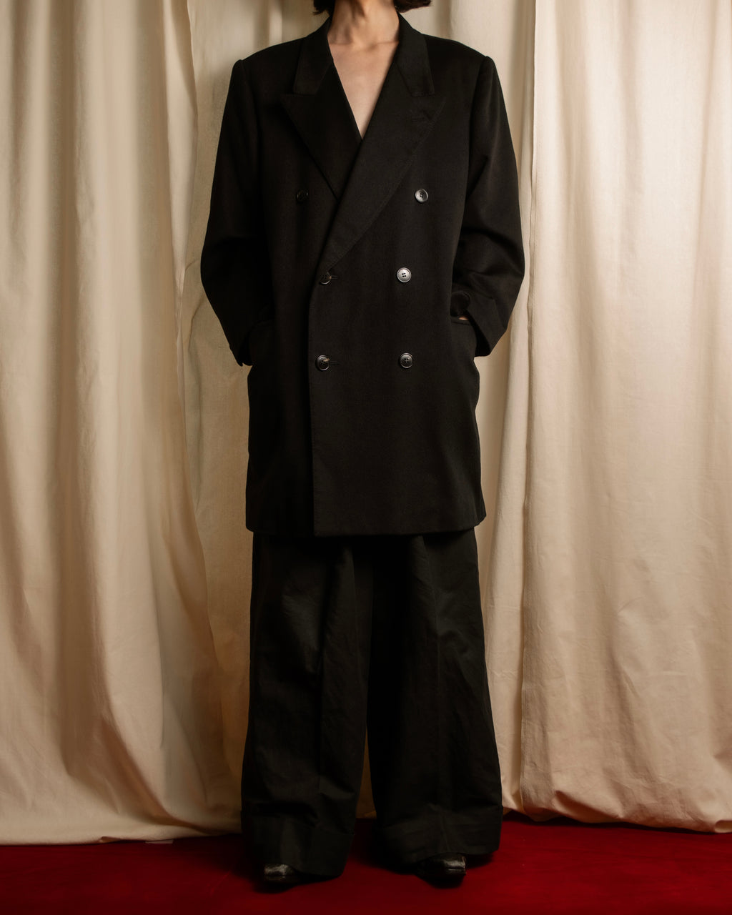 "英國屋" British-made 100% cashmere chester coat