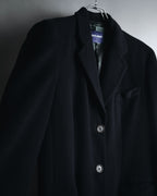 "GIORGIO ARMANI" 90’s Minimalist draped maxi long coat