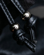 "GUCCI" Bamboo design combination chain shoulder leather bag