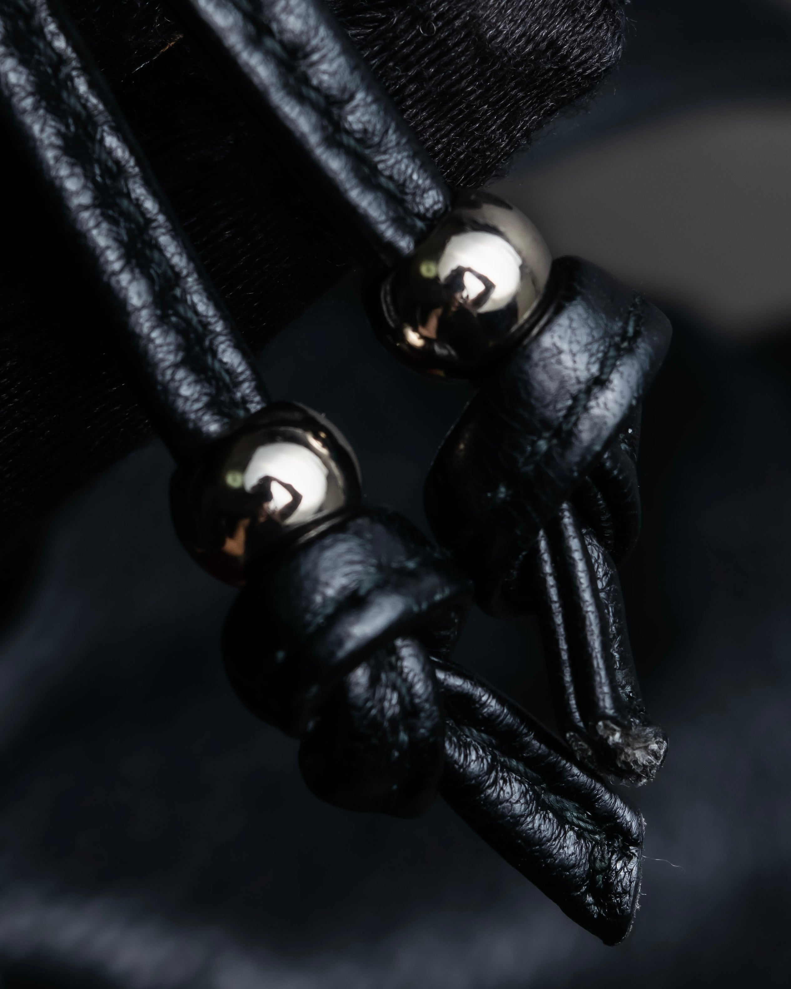 "GUCCI" Bamboo design combination chain shoulder leather bag