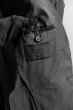 "PRADA" Sharkskin wool minimal tailoring set up