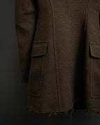 "SPORTSMAX" Carving flap design mid-length coat