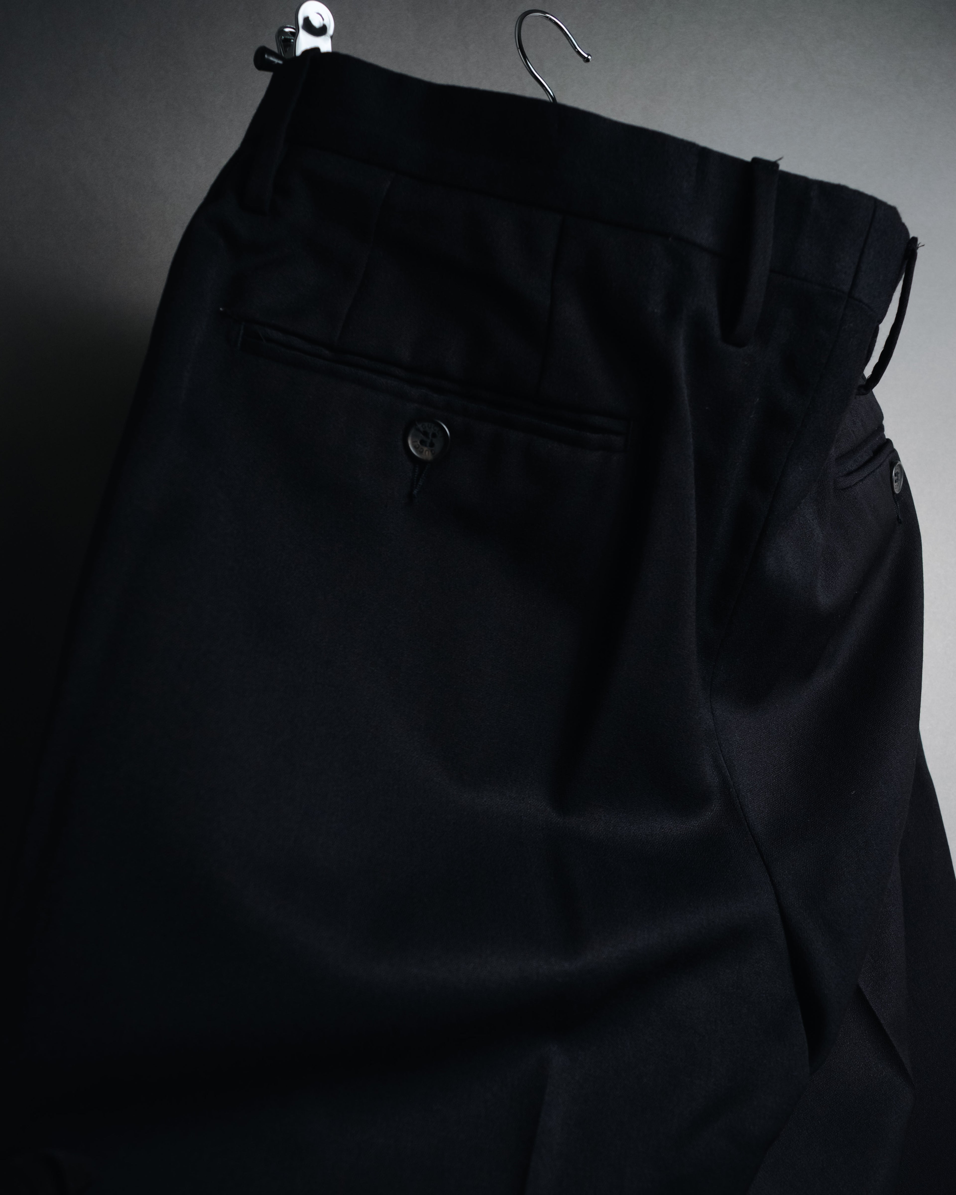 "GUCCI" 90’s-00’s Cashmere blend minimalist three button suit set