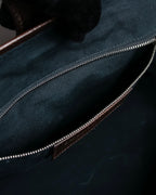 "BALENCIAGA" Circle lock design leather doctor bag