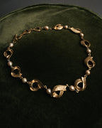 “Yves Saint Laurent” 80’s-90’s Baroque pearl heart motif necklace