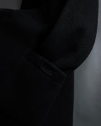 "Salvatore Ferragamo" 90's-00's Gancini motif design box silhouette jacket