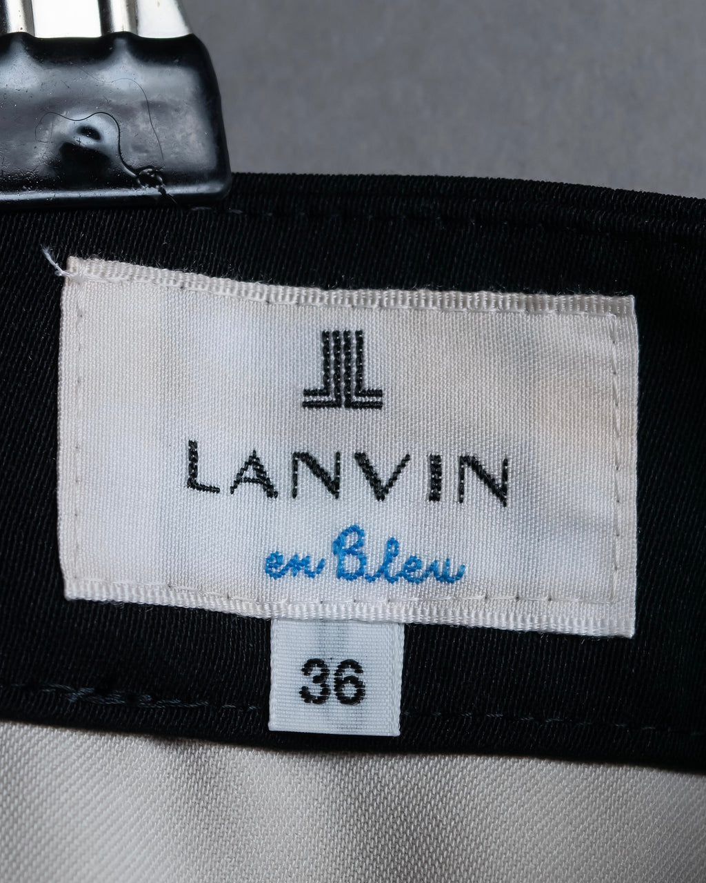 "LANVIN en Bleu" Sheer layered sarouel wide pants