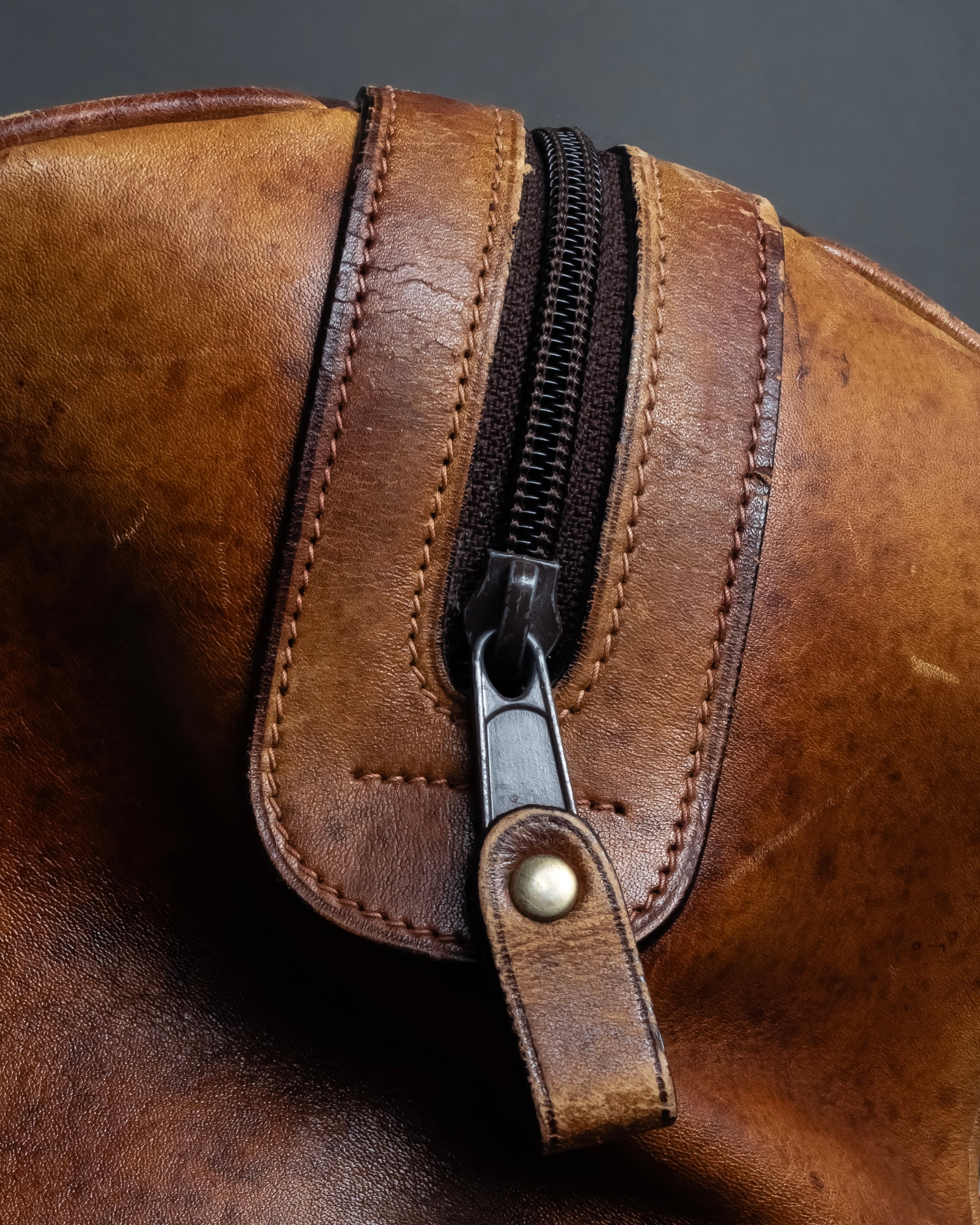 "GUCCI" Vintage horse harness motif pattern mini boston bag