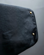 “JIL SANDER” Gold buckle 2 way nylon hand bag