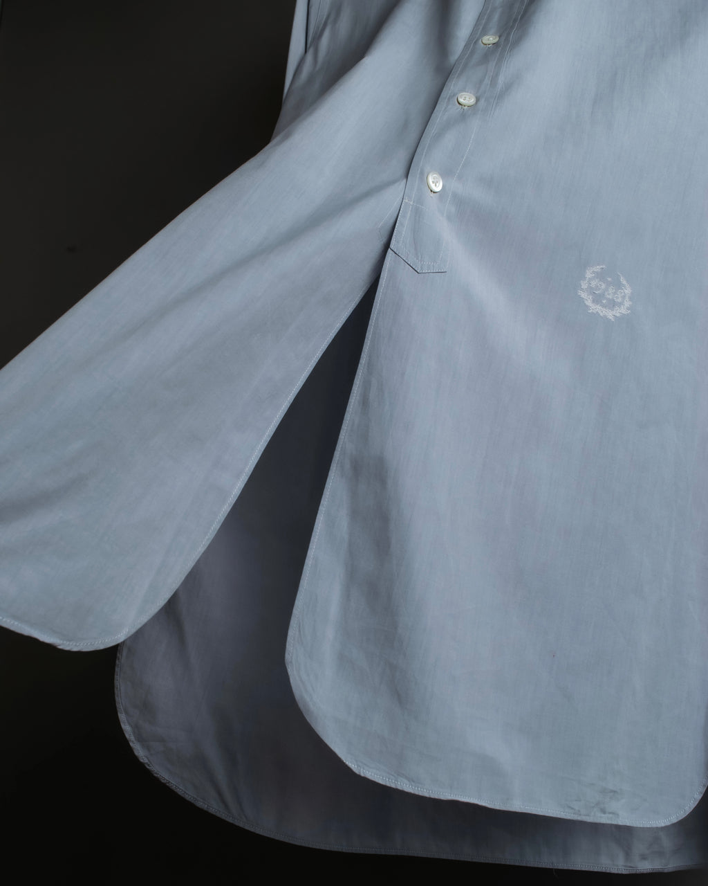 "MAISON MARGIELA" 21SS Long tail design band collar shirt