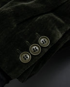 “Max Mara” 90’s-00’s metallic velour jacket