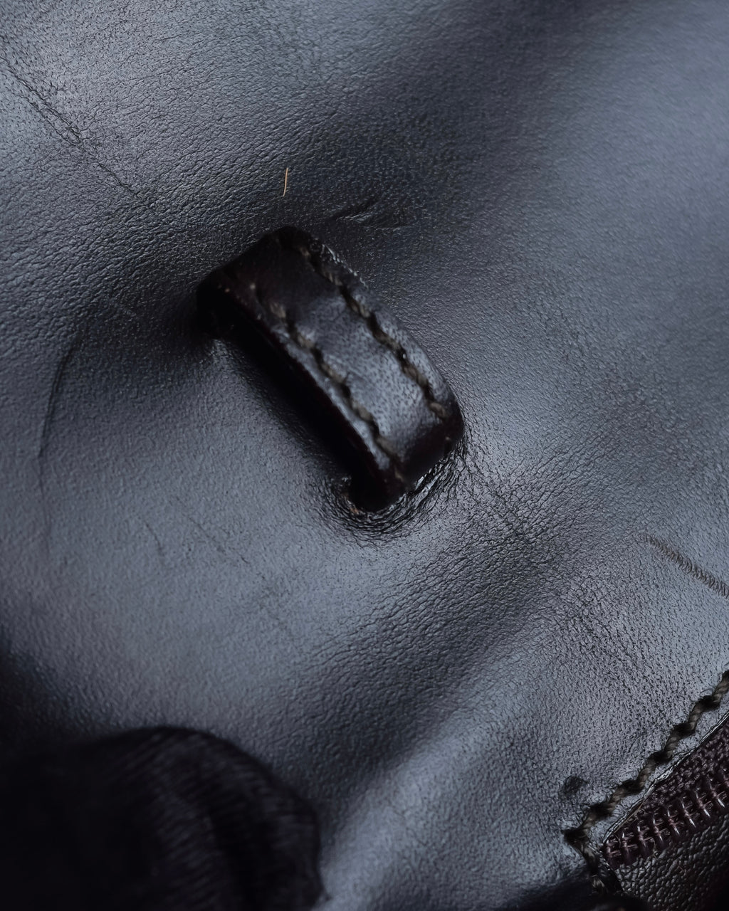 "GUCCI"「1947」 pony leather combination bamboo hand bag