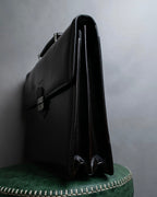 "BALENCIAGA" Patine leather briefcase bag