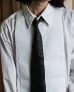 "GIVENCHY" Bosom panel design white shirt