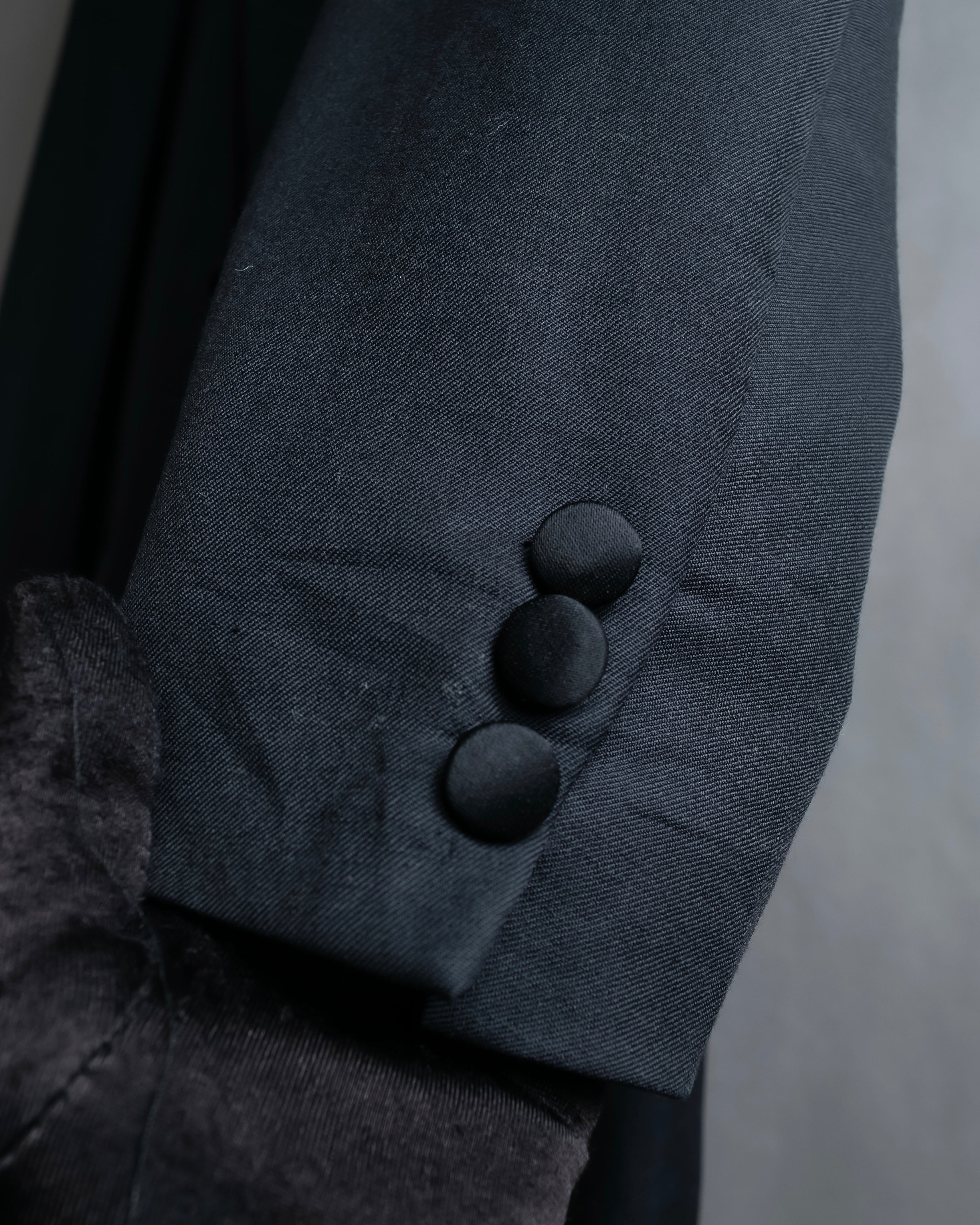 "Vintage shawl collar smoking jacket"