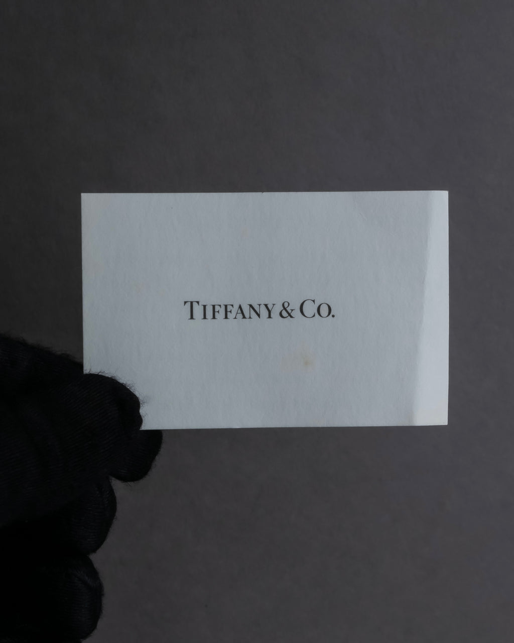 "Tiffany&Co" Double loving heart design silver ring