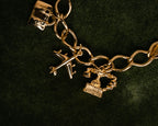 “MARIO VALENTINO” 80’s-90’s Travel charm bracelet