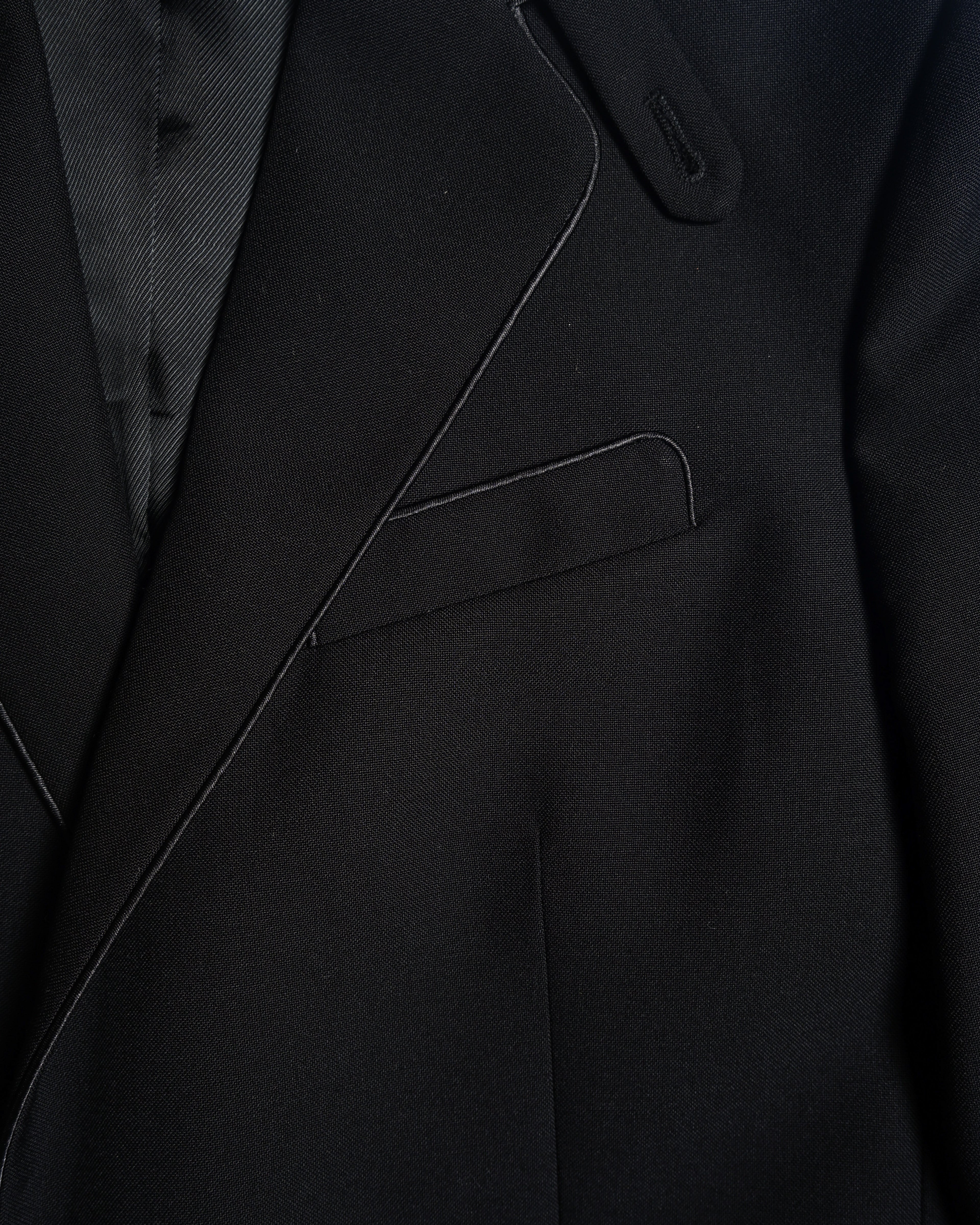 BALENCIAGA/ Chin Strap Detailed 2B Single Breasted Tailored Jacket