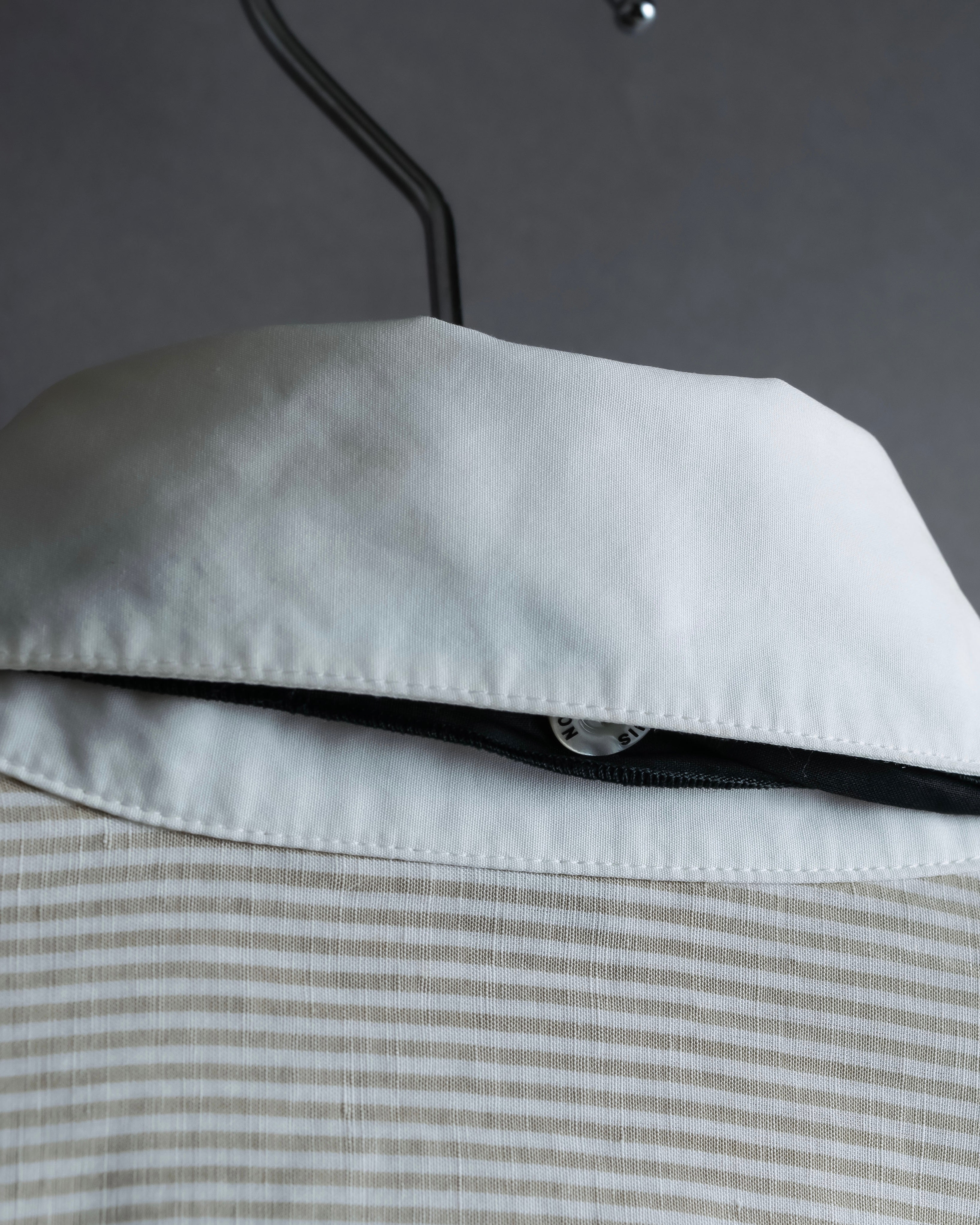 "LOUIS VUITTON" Ribbon frill design regular collar shirt