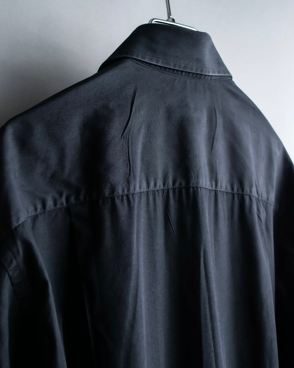 "GUCCI" Horizontal collar oversized shirt