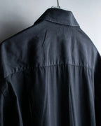 "GUCCI" Horizontal collar oversized shirt