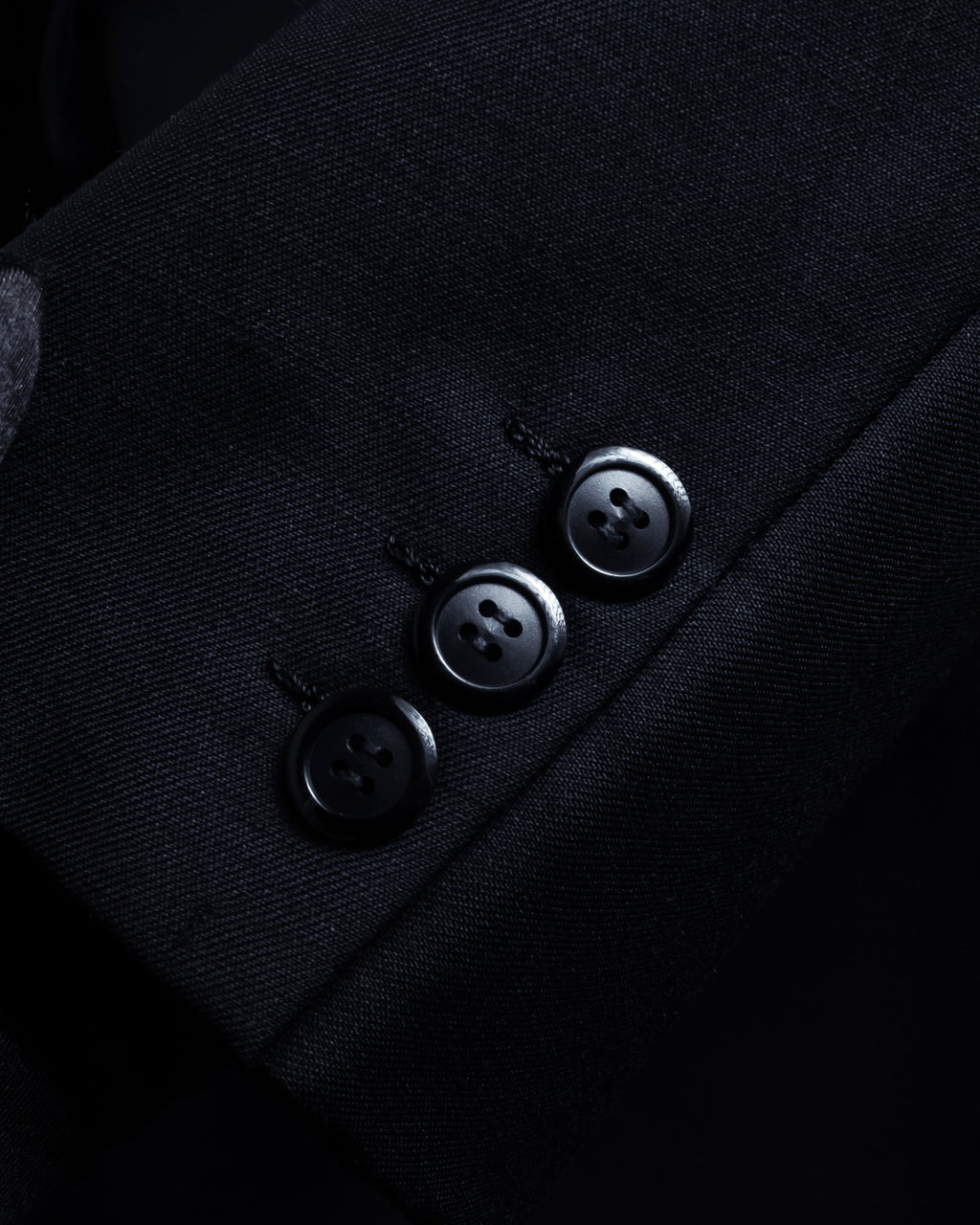 "YVES SAINT LAURENT" Strongly tailored shaped wool set up