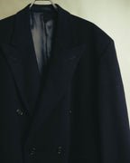 “Burberrys” 80’s-90’s Oversized double-breasted cashmere chester coat