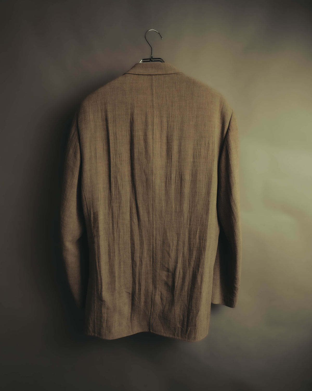 “Christian Dior” 90’s-00’s Fine-check wool three-button tailored jacket