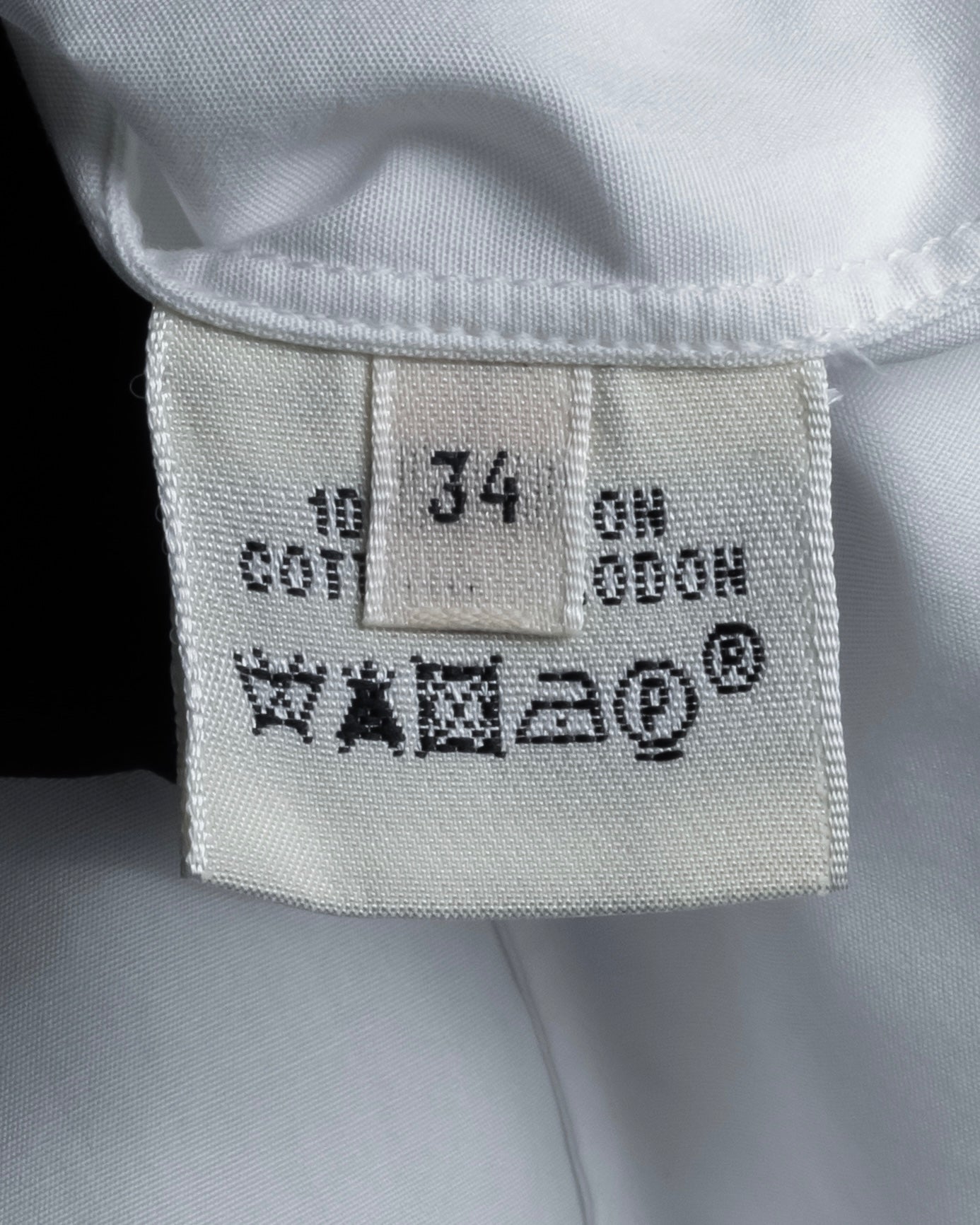 "HERMES" High-quality fine count cotton dress shirt