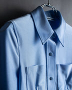 "ALEXANDER WANG" Three-dimensional cut design light blue shirt