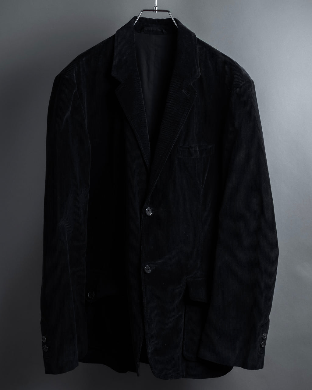 "dunhill" Classically tailored corduroy jacket