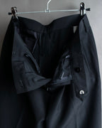 "JEAN PAUL GAULTIER FEMME"
 High-waisted straight draping slacks