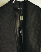 “DOLCE&GABBANA” Late 2010’s-early 2020’s Baroque jacquard belted robe coat