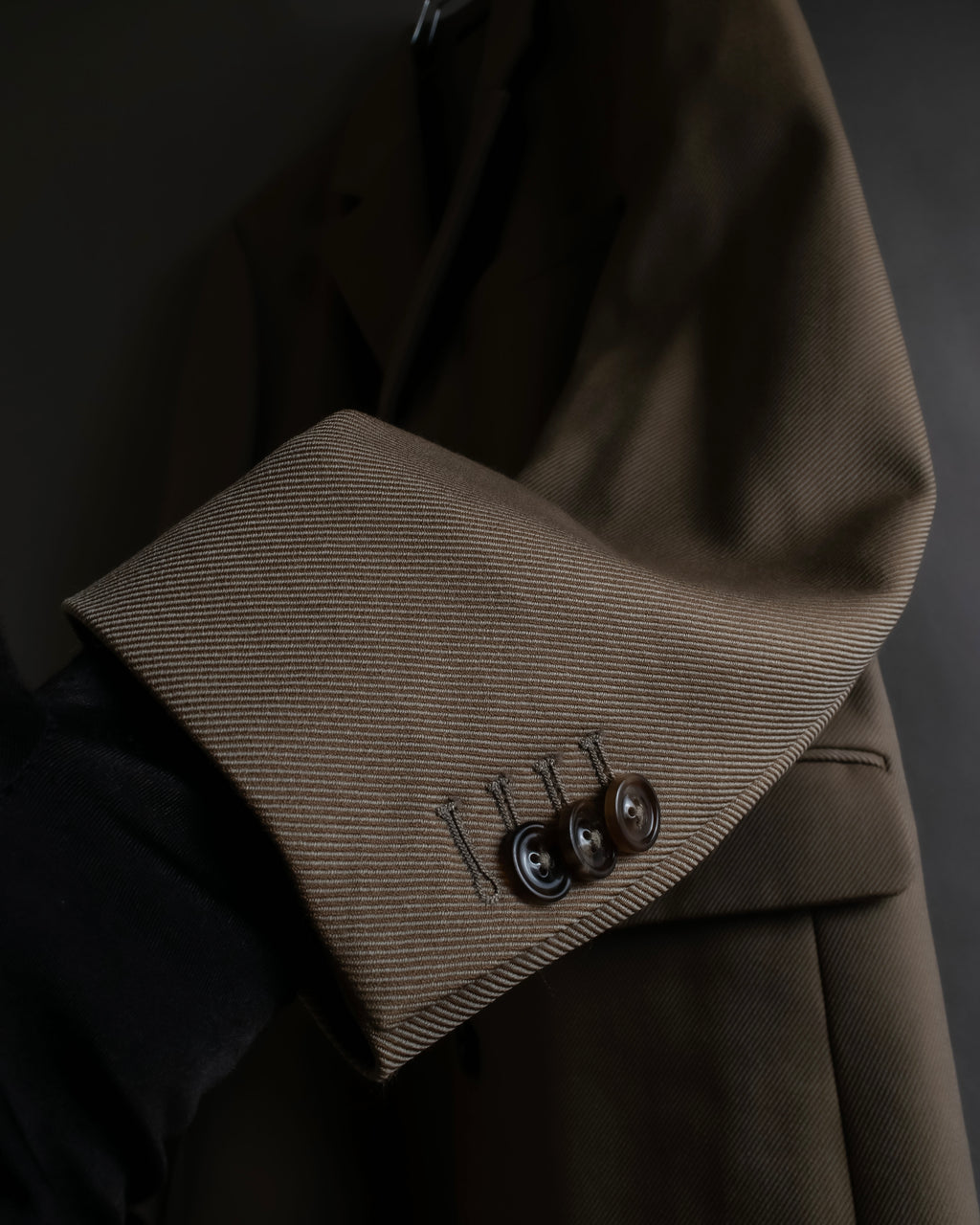 "MAISON MARGIELA" 13AW structured mid-length tailored coat