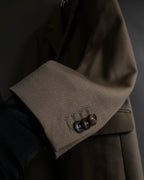 "MAISON MARGIELA" 13AW structured mid-length tailored coat