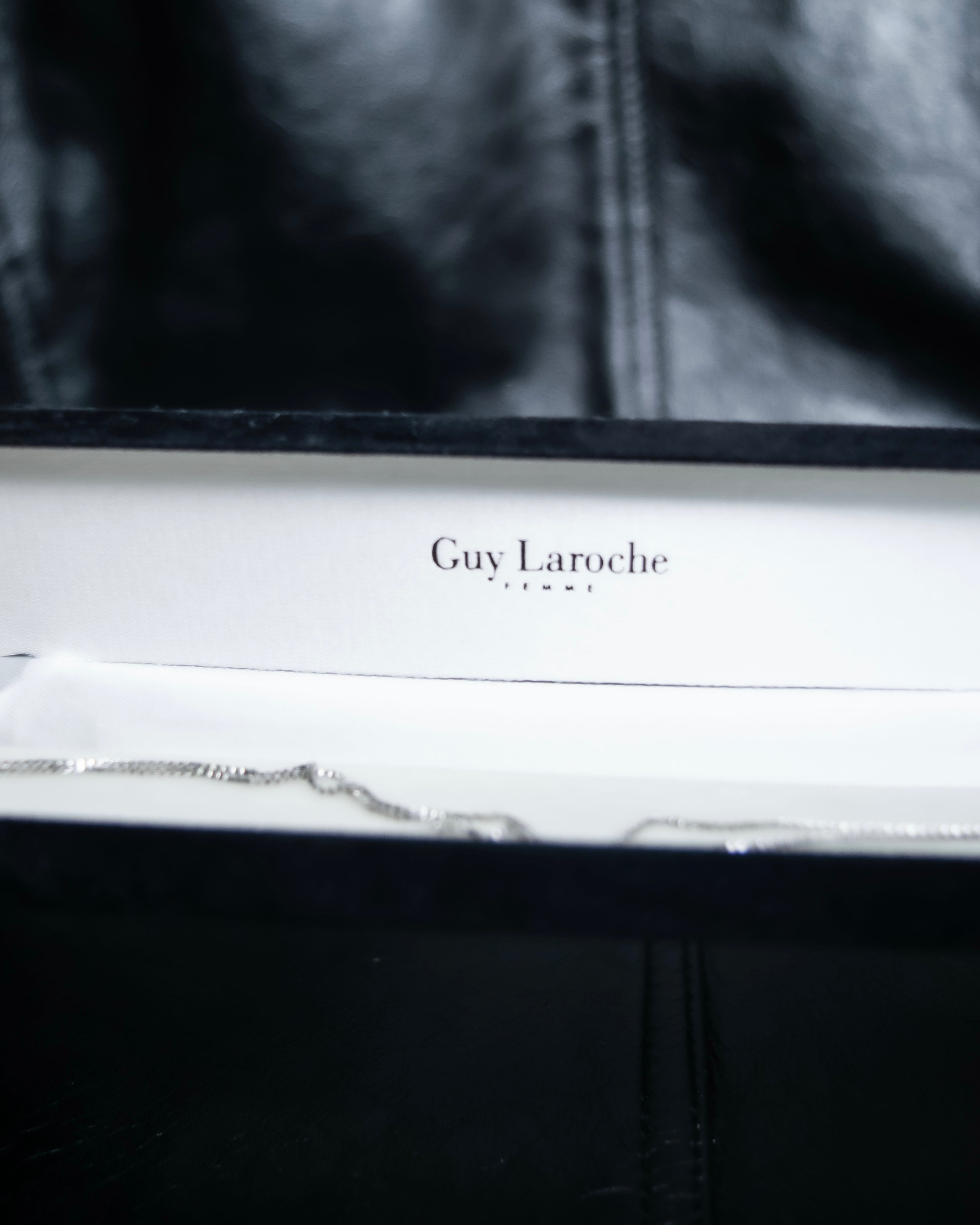 "Guy Laroche" Dancing stone diamond necklace