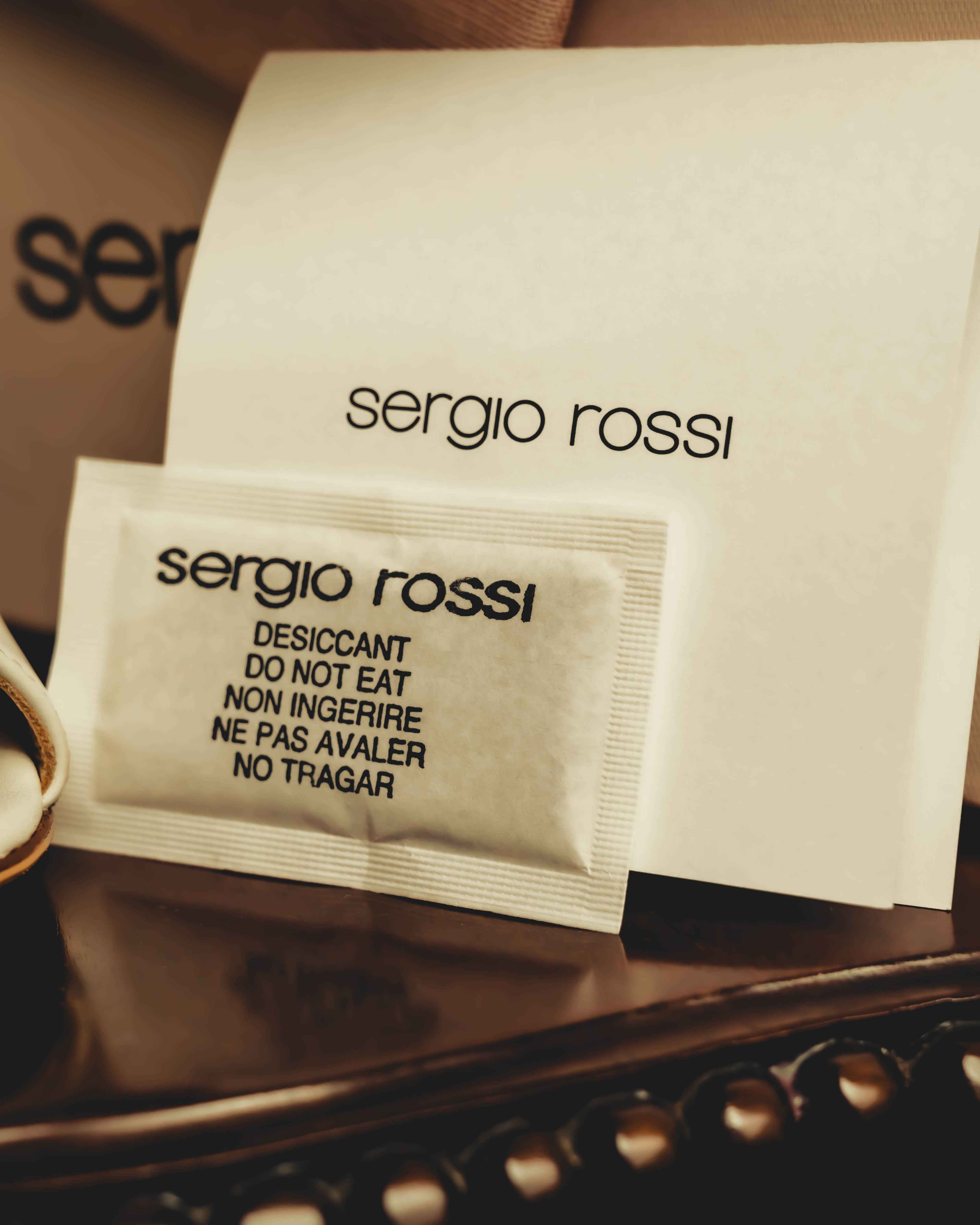 “Sergio Rossi” White open-toe heeled mules