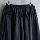 "LIMI feu" Washed layered fabric mid length skirt