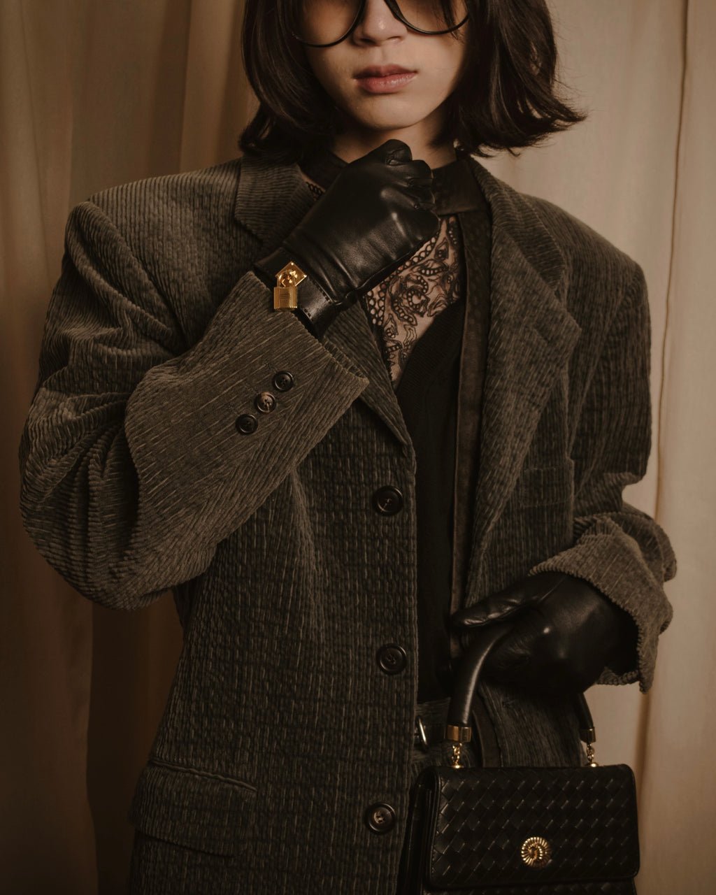 –SPECIAL– "ISSEY MIYAKE MEN" 98AW garment-pleated cotton tailoring set-up