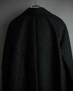 "DRIES VAN NOTTEN" Relief  jaguard uneven design chester coat