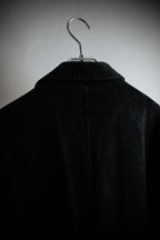 "BURBERRY" Thick wale corduroy oversized tailored jacket