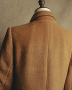 "VALENTINO MISS V" 80's-90's Camel hair single-breasted coat