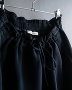 "CELINE" Gathered design mid-length silk skirt