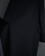 Abrigo doble botonadura de lana de los años 90 de YVES SAINT LAURENT