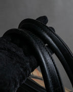 "BURBERRYS" Nova check canvas boston bag